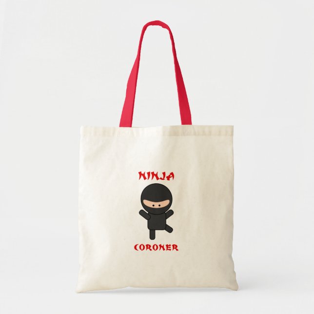 ninja coroner tote bag (Front)