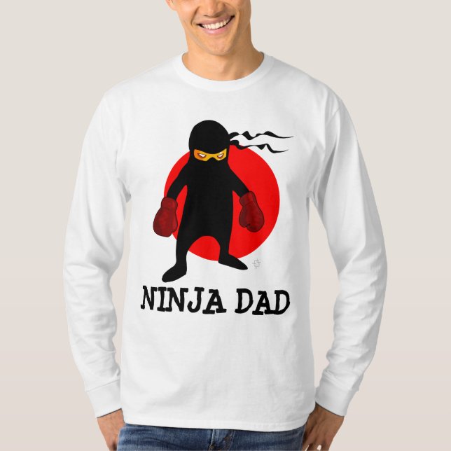 NINJA DAD T-Shirts FATHER'S DAY Tees (Front)