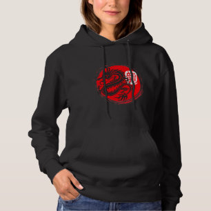 Ninja Dragon Japanese Oriental Sun Japan Art Hoodie