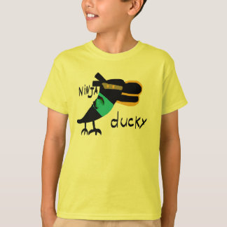 Ninja Ducky by Levi Roberts T-Shirt