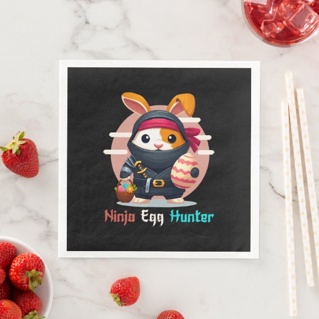 Ninja Egg Hunter Napkin (Insitu)
