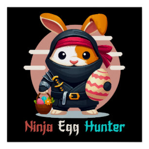 Ninja Egg Hunter Poster