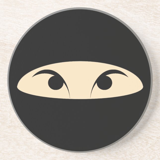 Ninja Face Coaster (Front)