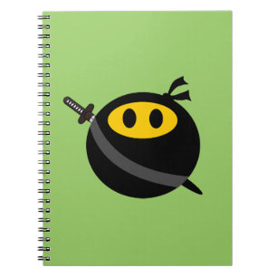 Ninja face notebook