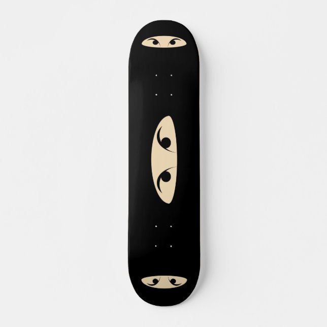 Ninja Face Skateboard (Front)