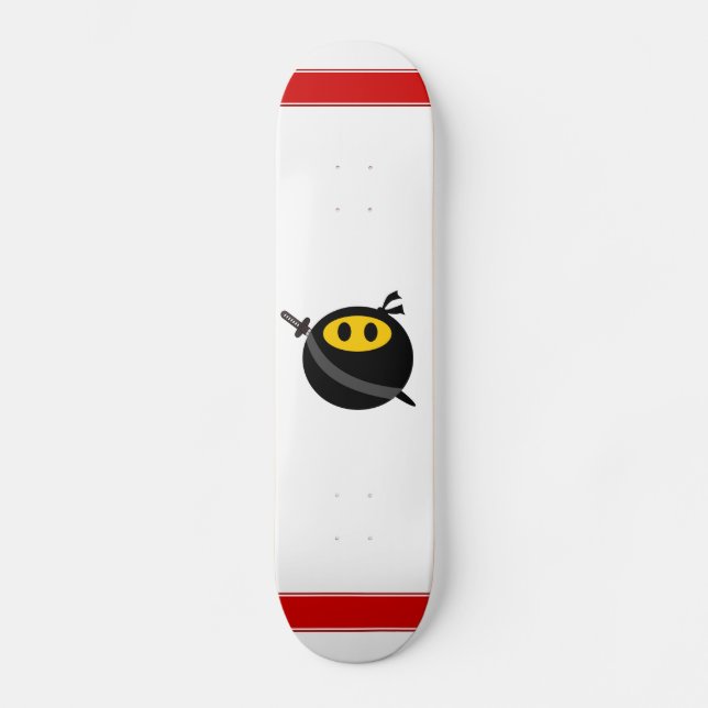 Ninja face skateboard (Front)