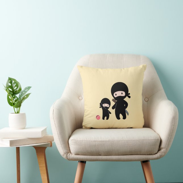 Ninja Father and Kid Cushion (Chair)