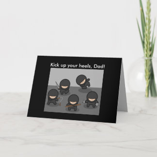 Ninja Father's Day Card