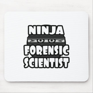 Ninja Forensic Scientist Mouse Pad