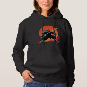 Ninja Frog Warrior – Samurai Katana Anime Fighter  Hoodie