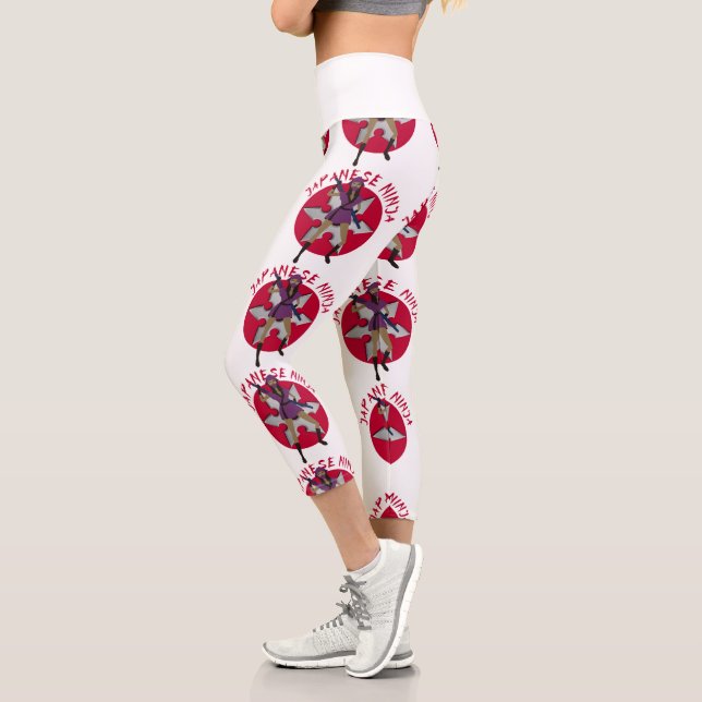 Ninja Girl Capri Leggings (Left)