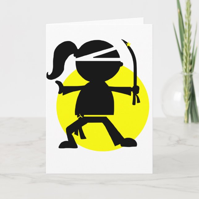 Ninja Girl Card (Front)