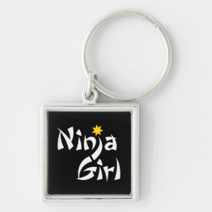 Ninja Girl Key Ring