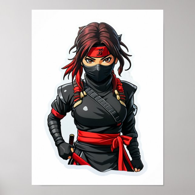 Ninja Girl Poster (Front)