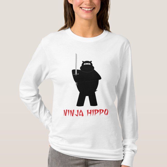 Ninja Hippo T-Shirt (Front)