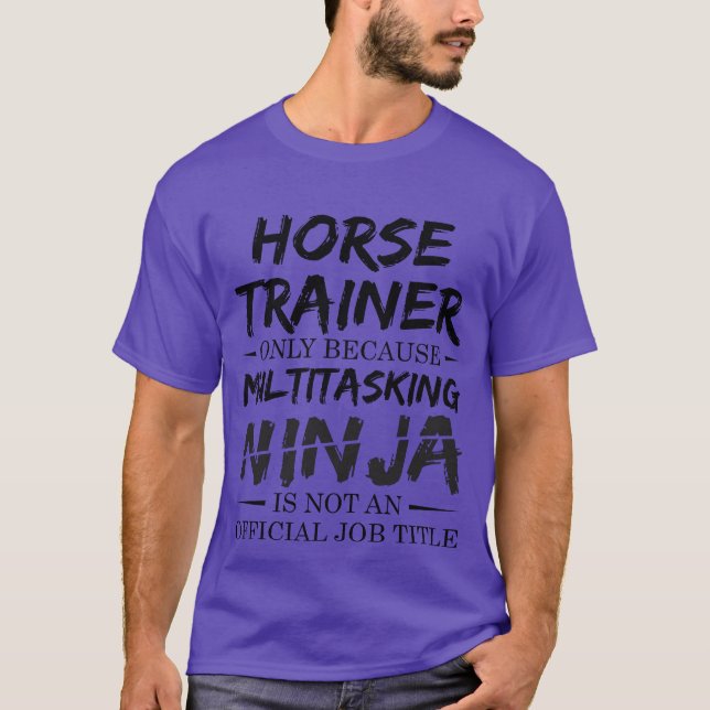 Ninja Horserainer gift T-Shirt (Front)