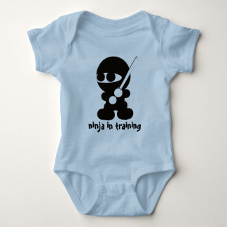 Ninja in training baby bodysuit