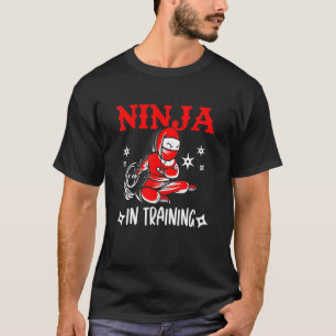 Ninja In Training For Shinobi Kids  Karate T-Shirt
