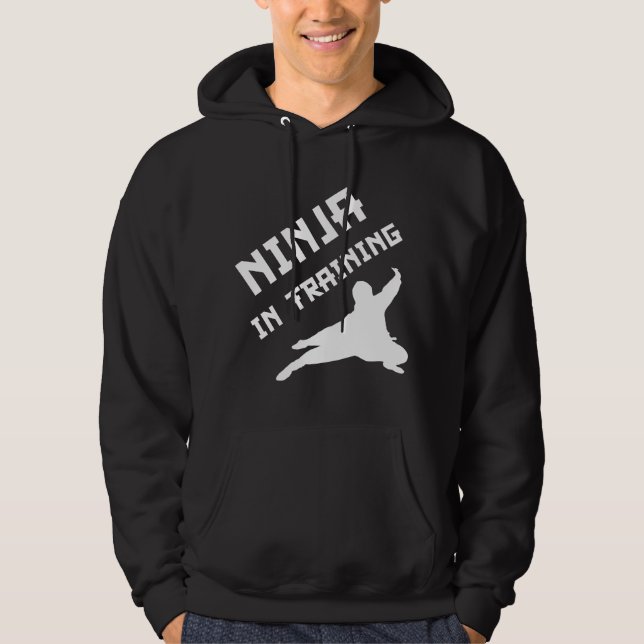 Ninja In Training Hoodie (Front)