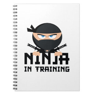 Ninja In Training Spiral Notebook