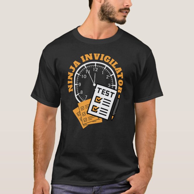 NINJA INVIGILATOR Exam Officer T-Shirt (Front)