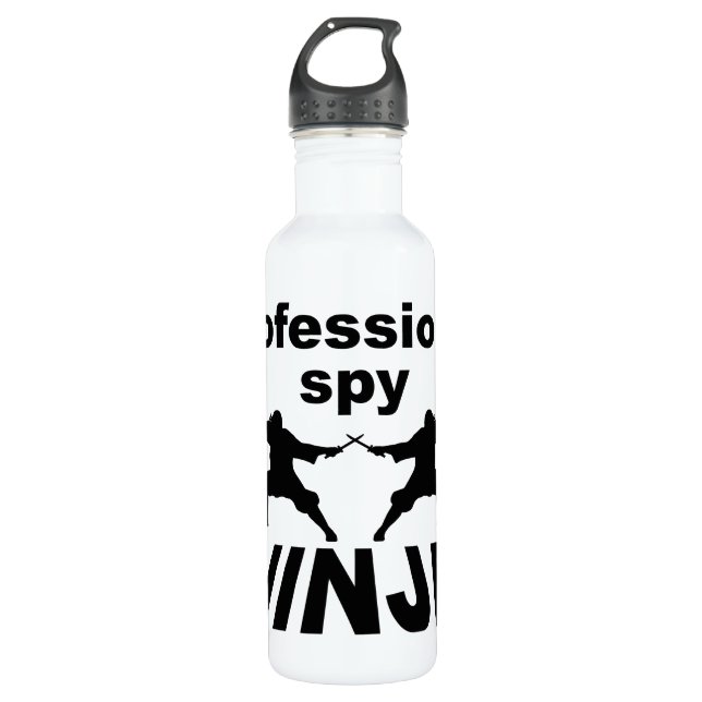 Ninja , Japan , Professional spy 710 Ml Water Bottle (Front)