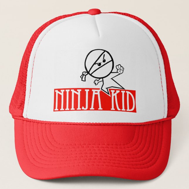 ninja kid trucker hat (Front)