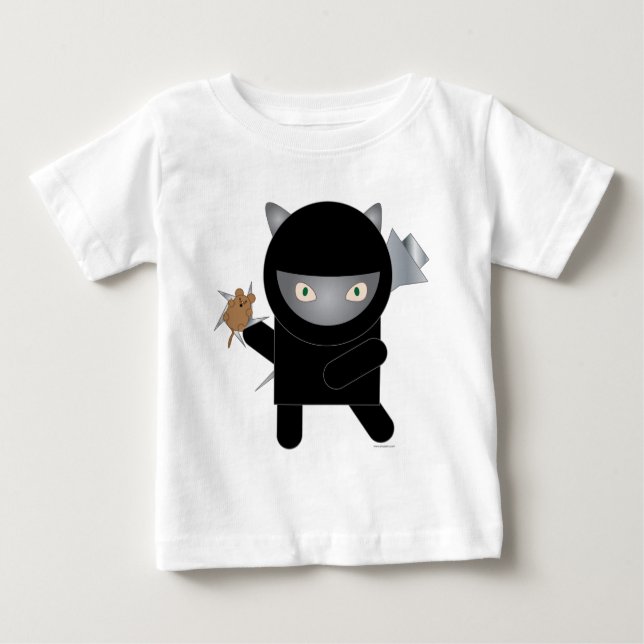 ninja kitty baby T-shirt (Front)