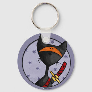 ninja kitty keychain