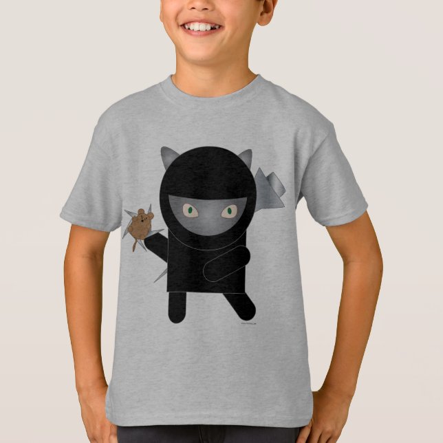 ninja kitty kids' sweatshirt T-Shirt (Front)