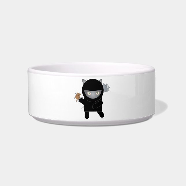 Ninja Kitty Pet Bowls (Front)
