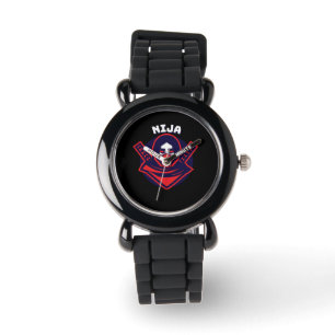 Ninja Logo – Bold Warrior Emblem Watch