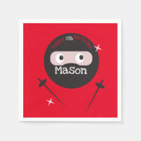 Ninja Martial Arts Karate Boys Birthday  