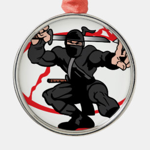 Ninja Metal Tree Decoration