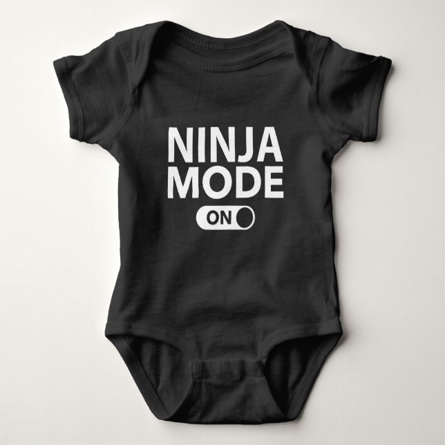 Ninja Mode On Baby Bodysuit (Front)