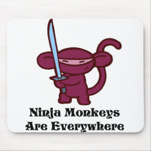 ninja-monkeysareeverywherer mouse pad