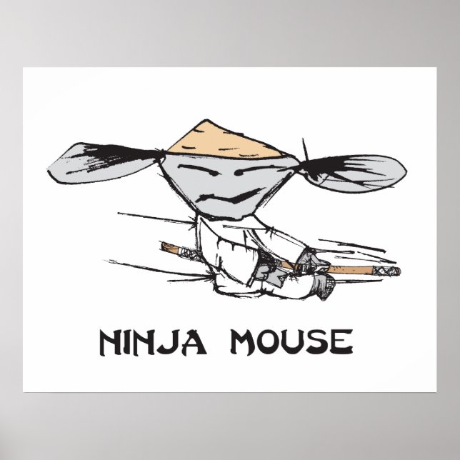 Ninja Mouse Poster (Front)