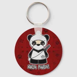 Ninja Panda! In Red Keychain