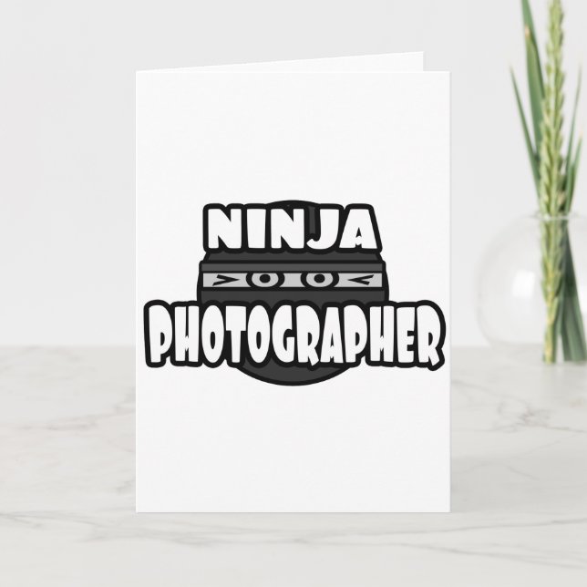 Ninja Photographer Card (Front)