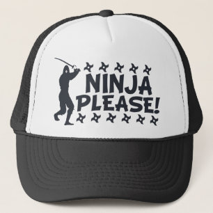 Ninja Please Trucker Hat