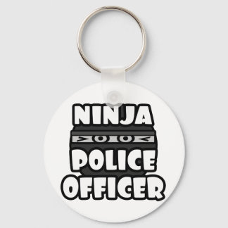 Ninja Police Officer Key Ring