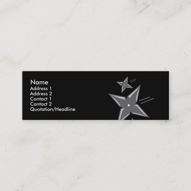 Ninja Profile Cards (Front)