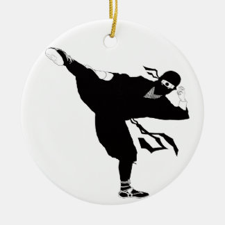 Ninja series ceramic tree decoration