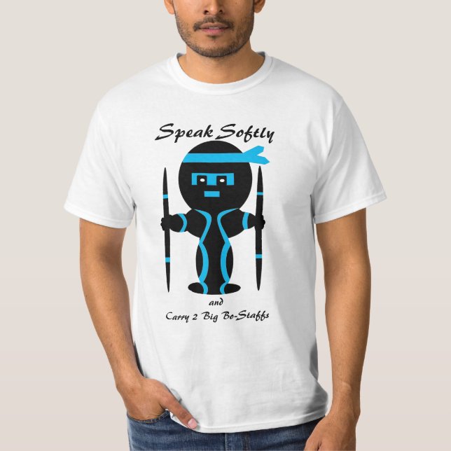 Ninja Shirt "Speak Softly" -Waseemy Creation (Front)