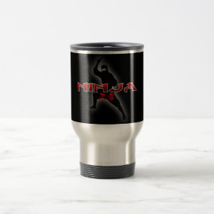 Ninja Silhouette Travel Mug