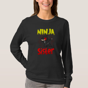 Ninja Sister Japanese Mercenary Shinobi Kunai Shur T-Shirt