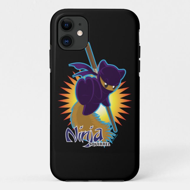 Ninja Squirrel Case-Mate iPhone Case (Back)