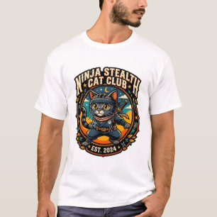 Ninja Stealth Cat Cat Mum Gift Idea - Ninja Stealt T-Shirt