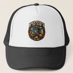 Ninja Stealth Cat Cat Mum Gift Idea - Ninja Stealt Trucker Hat