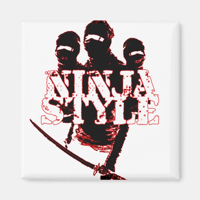 NINJA STYLE MAGNET (Front)